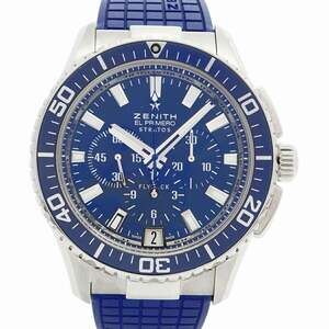 Zenith El Primero Stratos Flyback 03.2067.405 51.R514 Navy Dial Men's Watch